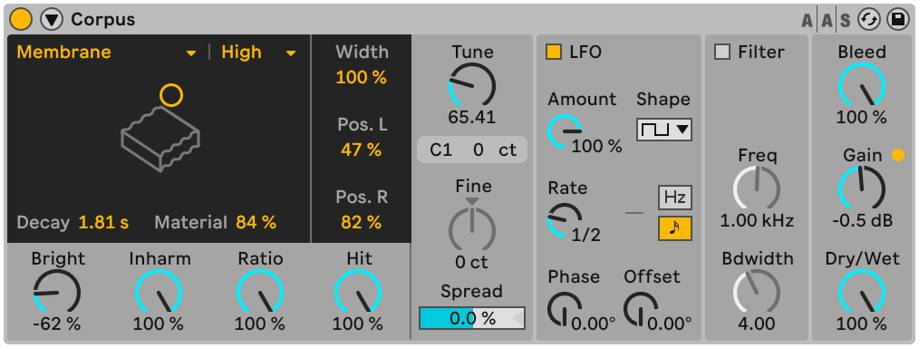 Corpus for blog post randomized FX chain in Ableton Live
